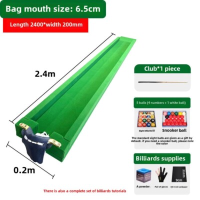 Basic skills of training library without adhesive strips, single hole snooker