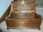 Wood Trinket Box Keepsake Box Jewelry Box Treasure Chest * Great Condition! — photo 4