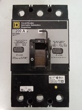 SQUARE D KCL34200 200A 480V 3P 65K Circuit Breaker with Lock Bracket