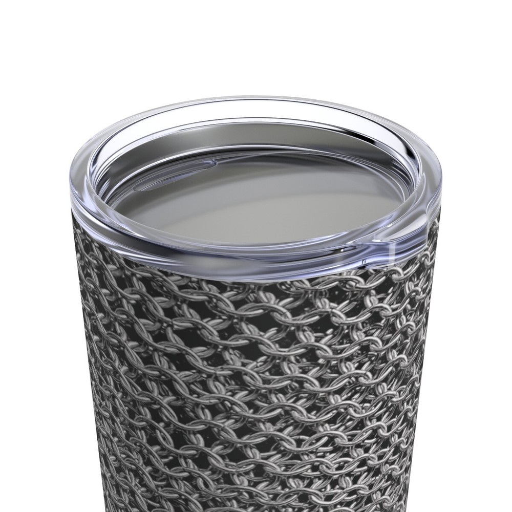 20 oz Tumbler Featuring Unique Chainmail Design