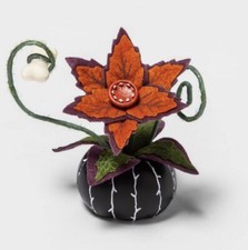 Target Halloween Hyde and Eek Ghoulish Garden Creepy Faux Orange Succulent NEW