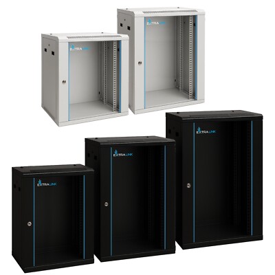Netzwerkschrank Serverschrank Wandgehäuse 19'' 15HE 18HE 22HE 600x450/600x600