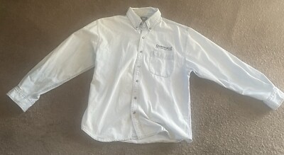 Vintage Denim Long Sleeve Button Up Shirt. Colorado BellE Laughlin NV Casino ￼