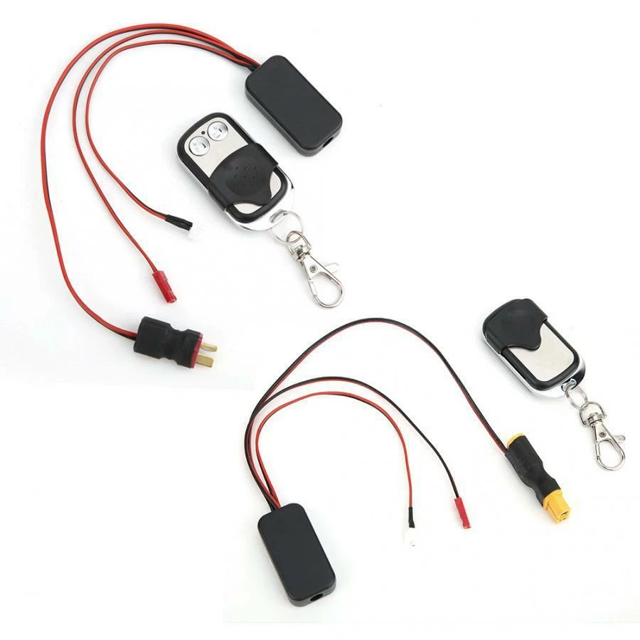 RC Car Winch XT60C T Plug Controller Remote Control For SCX10 D90 D110 TF2 TRX4 - Image 4 of 4