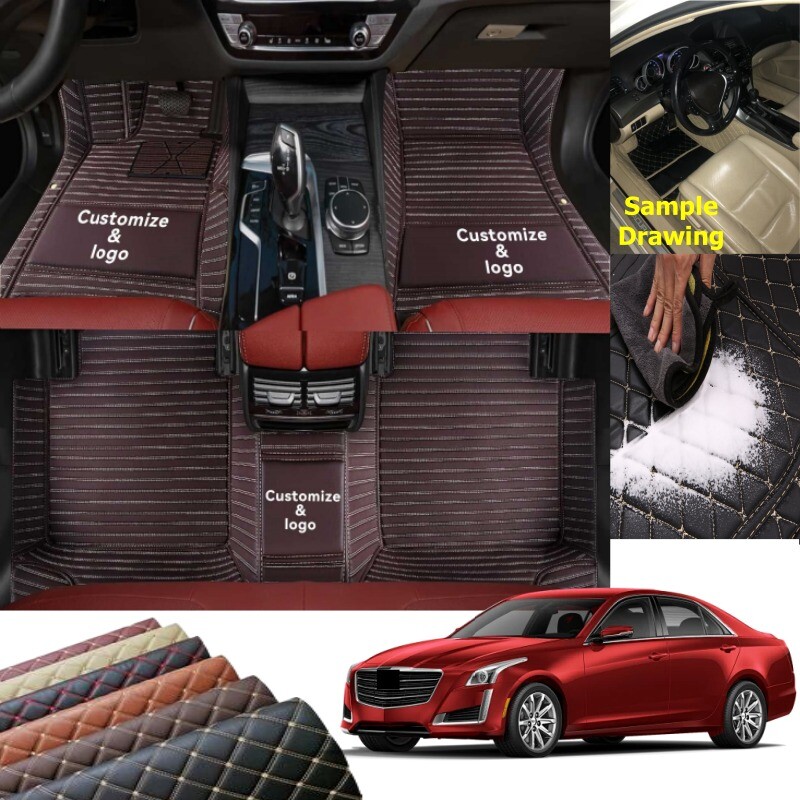 Custom For Chrysler All Models Anti-slip Car Floor Mats Auto Carpets All Weather