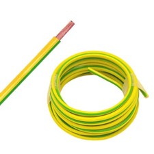 Aderleitung Erdungskabel Litze H07V-K Flexibel 16mm² Grün-Gelb Kupfer Stromkabel