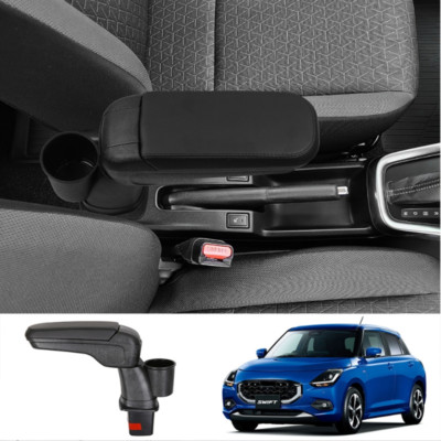 Compatible with Suzuki Swift Armrest 2008-2024 Center Console Storage