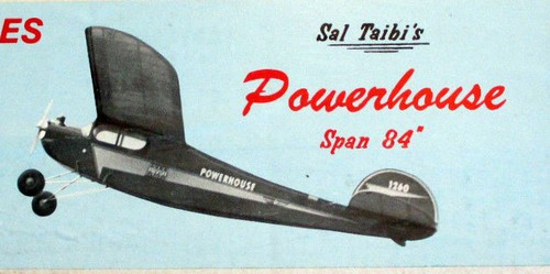 PIANO CENTRALE ELETTRICA + ARTICOLI DA COSTRUZIONE per aereo modello Taibi's 84" OT FF/RC - Foto 7 di 10