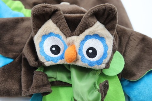 Unisex Baby In Character Brown Multi Owl Pretend Play Dress Up Costume Size M - Picture 4 of 4