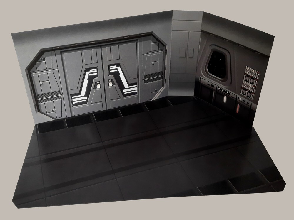 Star Destroyer Hallway Custom Playset Backdrop Star Wars TVC