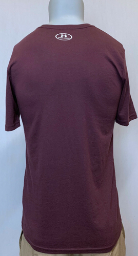 Under Armour Hemd Herren Medium Large grau rot kurzarm sportliche Passform weich - Bild 2 von 24