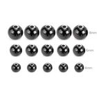 Black Stainless Steel Spacer Beads Ball Beads for Charm Bracelets DIY Jewelry