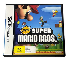 New Super Mario Bros Nintendo DS 3DS Game Complete 