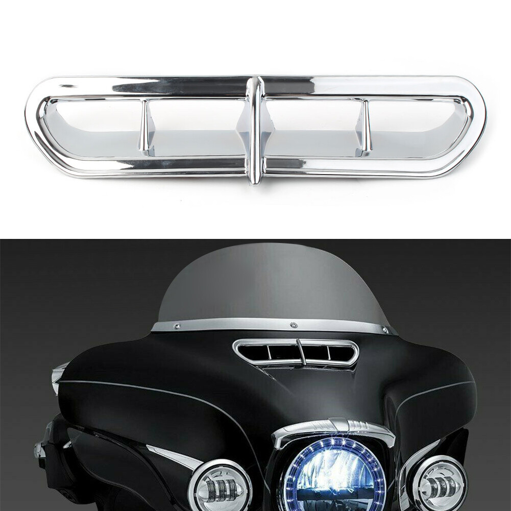 Chrome Vent Accent Fairing For Harley Touring Electra Street Tri Glide 2014-2018