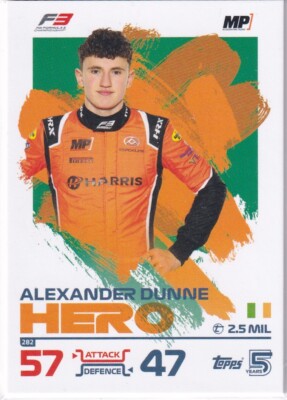 Topps F1 Turbo Attax 2024 Formel 1 No. 282 Alexander Dunne Hero