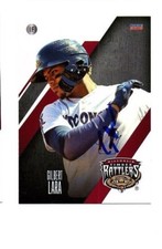 Gilbert Lara signed autographed 2018 Wisconsin Timber Rattlers team card Bani DR