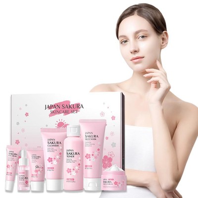 Skin Care Set 7pcs Skincare Moisturizing Gift Kit For all skin types New L9L0