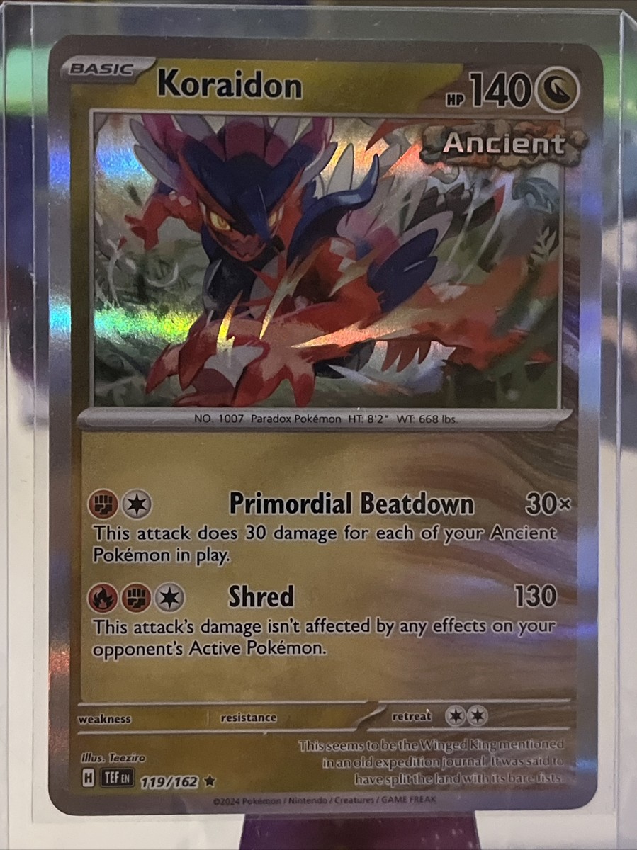 pokemon card 119 162 Koraidon (119/162)