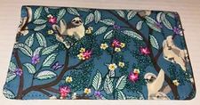 Rare Vera Bradley Checkbook Cover Hanging Around, Sloths, W/Tags. **No Insert**