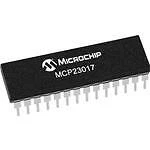 Microchip Technology,MCP23017-E/SP,I/O Expanders-15Pack