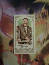 2012 JAMES BROWN TOPPS ALLEN & GINTER #220 MINI GINTER BACK SP CARD NFL