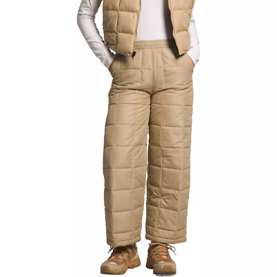 Size S- The North Face Women s Lhotse Insulated Warm Pants, Khaki Stone.