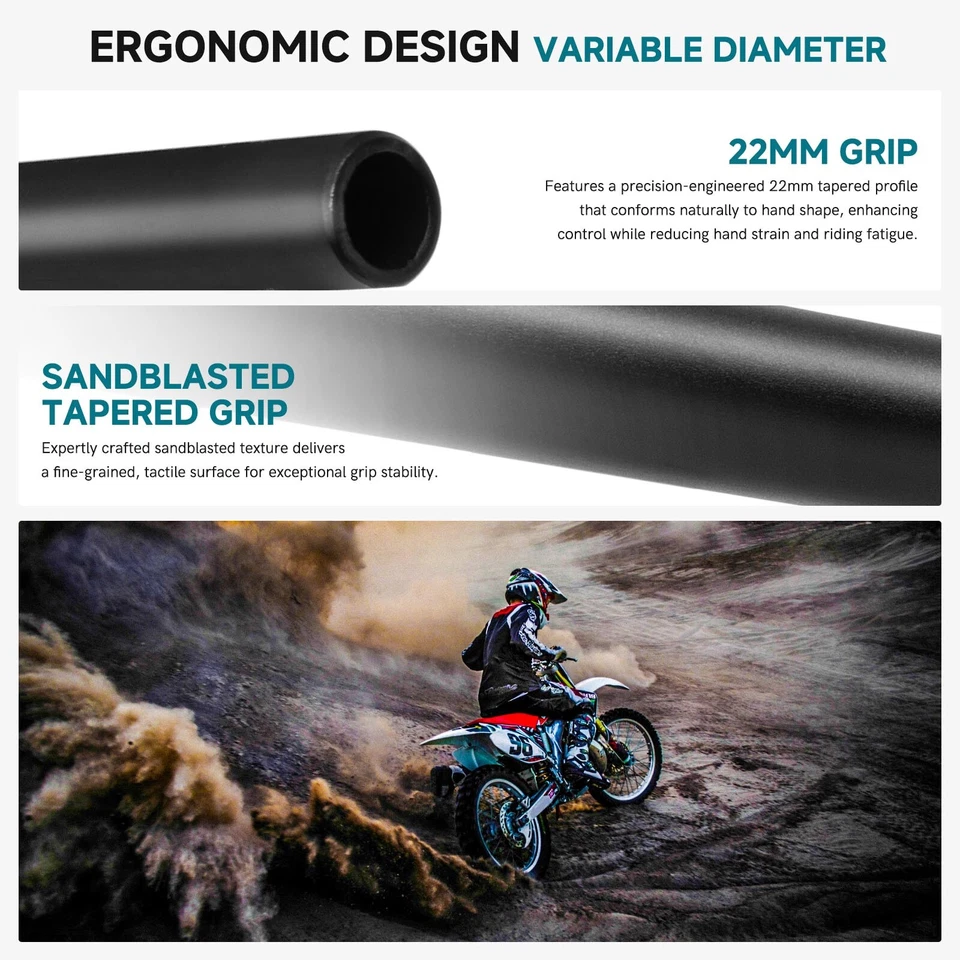 1 1/8" Motorcycle Handlebar Fat Bar For Ducati Monster S2R 1000 900 797 696 600 - Imagem 4 de 4