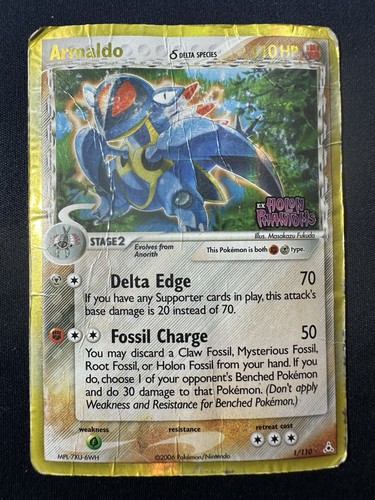 Armaldo (Delta Species) 1/110 Reverse Holo Stamped - EX Holon Phantoms