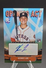 2023 Topps Big League - Opening Act Autographs Korey Lee #OAA-KLE Blue Foil