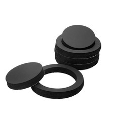 4PCS Car Door Speaker Foam Gasket Noise Reduction Ring Bass Enhancement Pad