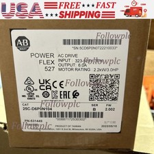 Allen Bradley BRAND New 25C-D6P0N104 PowerFlex 527 AC Drive Fast Ship US