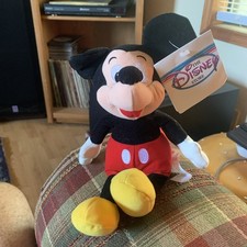 Mickey Mouse Classic The Disney Store Bean Bag Plush 9" Stuffed Toy Animal