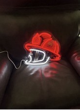 Neon Firefighter Acrylic Light Up Sign Neon Firefighter Acrylic Light Up Sign