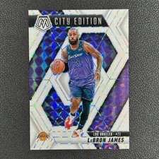 2024 Panini Mosaic LeBron James City Edition Mosaic White 08/25 Lakers#Z