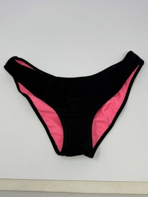 Victoria's Secret PINK Bikini Swim Bottom in Black Size Medium B8