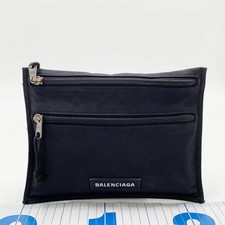 Balenciaga Shoulder Bag 618379 Black Leather Used with Wear