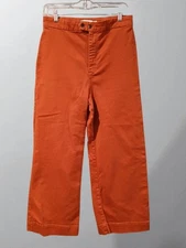Los Angeles Atelier & Other Stories Orange Wide Leg Womans Pants Size 10