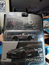Pop Race 1:64 Toyota Supra A90 Darwin Pro 66G NWB Gray Enigma Exclusive PR64-002