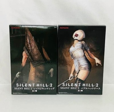 SILENT HILL 2 Red Pyramid Thing & Bubble Head Nurse Figure Set Konami