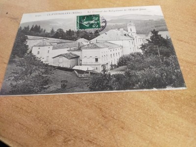 old postcard CLAVEISOLLES Rhône the convent of nuns