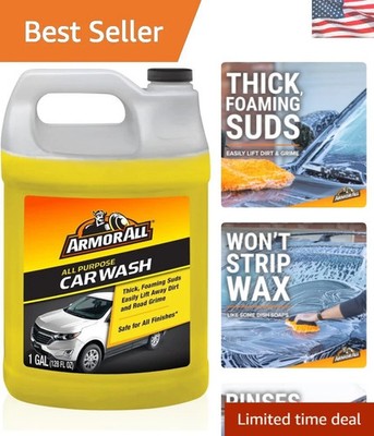 Concentrated 1 Gallon All-Purpose Car Wash Soap - Brilliant Shine Achieved