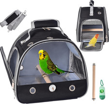 Bird Carrier with Stand Tray, Small Bird Travel Cage for Parrot Parakeet, Sh