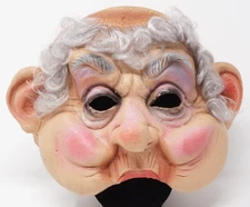 Vintage Old Lady Granny Mask Made in Germany No Bonnet