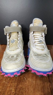 Nike x Off-White Air Force 1 Mid SP Virgil Abloh L D06290 100 Wht Size9 no laces