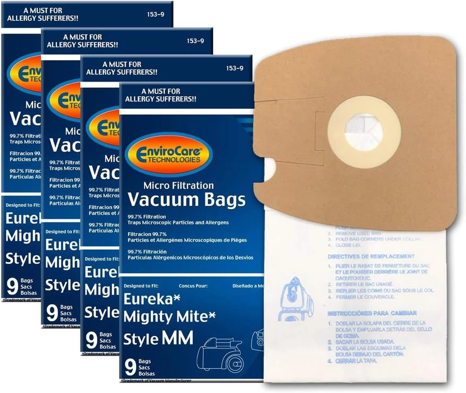 Efficient Replacement Micro Filtration Vacuum Bags - 36 Pack for Eureka Models - Image 3 of 4