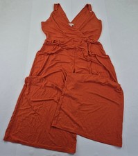 MONSOON Jumpsuit 14 Orange Women's Modal Blend Stylish