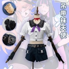 Panty Stocking with Garterbelt Stocking Cosplay Uniform Shirt Shorts Full Set