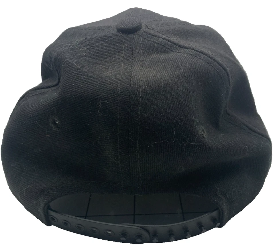 Sombrero LUCKY 13 auténtico de Headmaster Inc. Snapback de malla negro MEXICO 101325B Foto 4 de 4