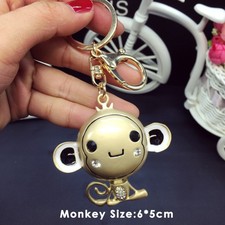 Trendy Monkey Design Keychain, Perfect Gift for Animal Lovers, Car Key Accessory