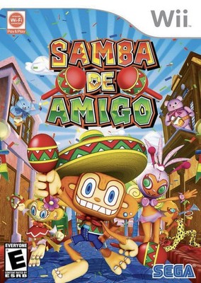 Samba de Amigo (Nintendo Wii) Complete CIB! Disc Near Mint Tested!